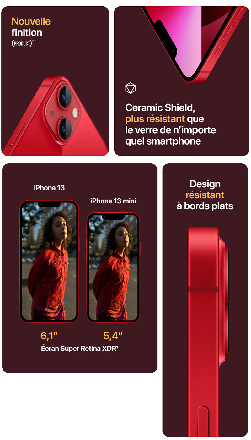 iphone 13 rouge design
